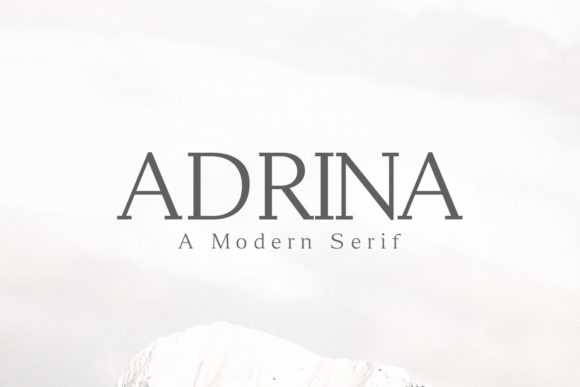 Adrina Font: Elegant Serif Typeface for Sophisticated Designs