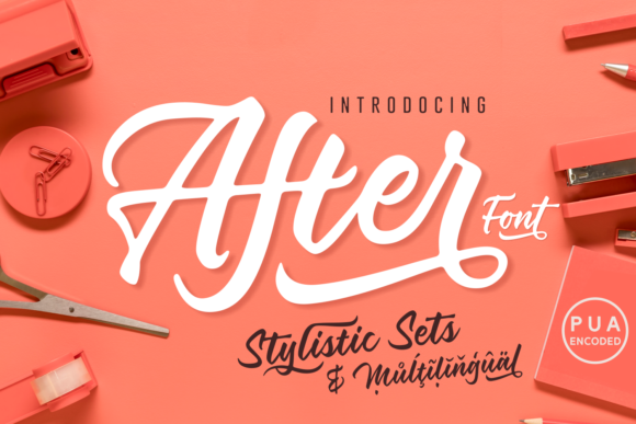 After Font: The Fun and Bold Typeface That Makes Your Brand Stand Out