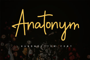 Anatonym: A Handwritten Font for Crafting Your Brand Signature