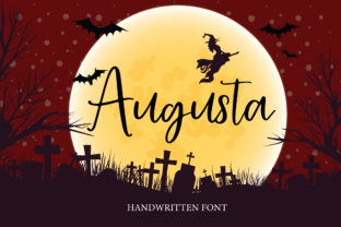 Augusta: A Handwritten Font for Halloween and Beyond