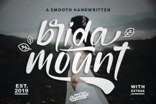 Bridamount Handwritten Font for Branding