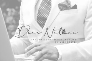 Dear Nathan: A Modern Handwritten Font for Creative Campaigns