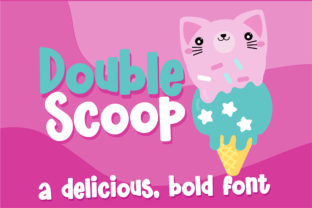 Double Scoop: A Handwritten Script Font With Personality