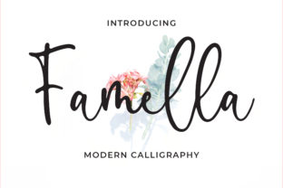 Famella: A Modern Brush Pen Font for Authentic Marketing