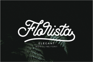 Florista Font: A Handwritten Typeface for Natural Branding