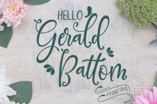 Gerald Battom: A Script Sans Font Duo for Creative Projects