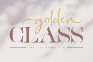 Golden Class Font for Editorial Mood and Elegant Publishing