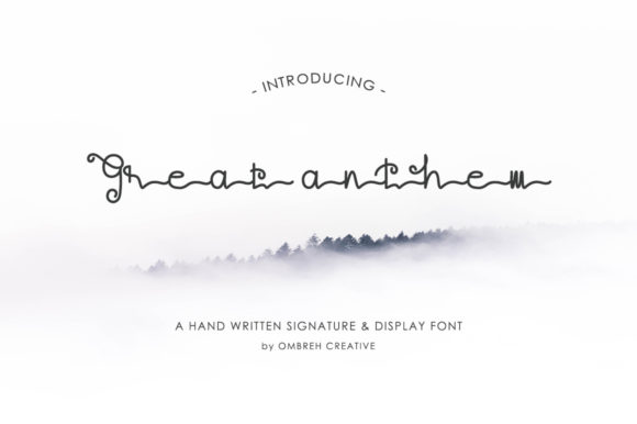 Great Anthem Font: The Handwritten Touch for Digital Branding