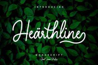 Hearthline: A Casual Script Font for Modern Campaigns