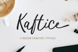 Kaftice: A Handwritten Font for Creative Product Design