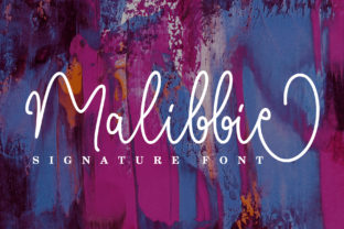 Malibbie: A Bold Handwritten Font for Handmade Designs
