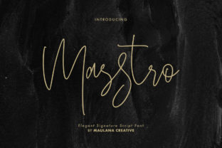 Masstro: A Signature Font for Elevated Business Branding