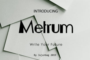 Metrum: A Sans Serif Font for Modern Web Design