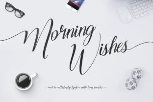 Morning Wishes: A Bold Handwritten Font for Editorial Impact