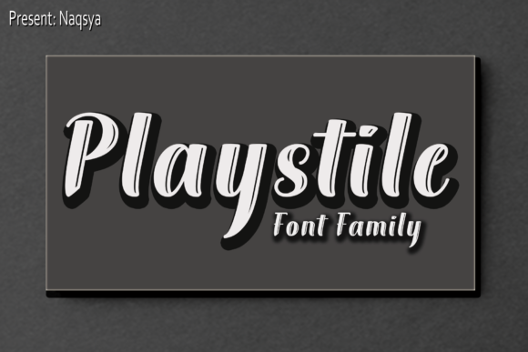 Playstile Font: A Bold Handwritten Typeface for Creative Branding
