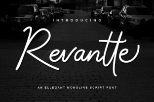 Revantte: A Minimalist Script Font for Elegant Branding