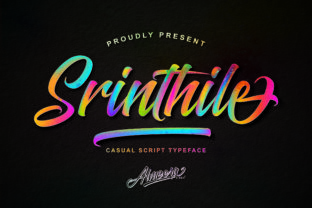 Srinthile Script: A Handwritten Font for Editorial Warmth