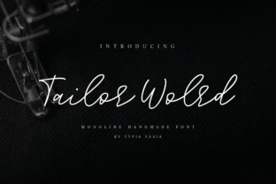 Tailor World Handwritten Font: A Light Script for Memorable Branding