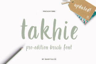 Takhie: A Friendly Script Font for Modern Web Design