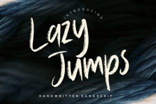 The Lazy Jumps Font: A Casual Style for Warm Branding