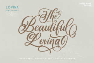 The Lovina Family Font: A Designer’s Secret for Handmade Charm