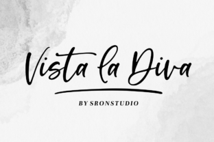 Vista La Diva Font Review: A Romantic Script for Brand Design
